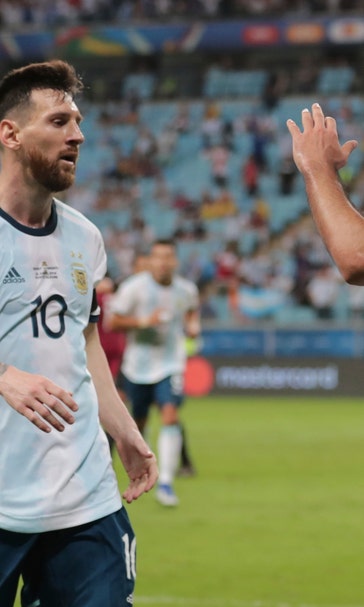Argentina beats Qatar to escape elimination at Copa America